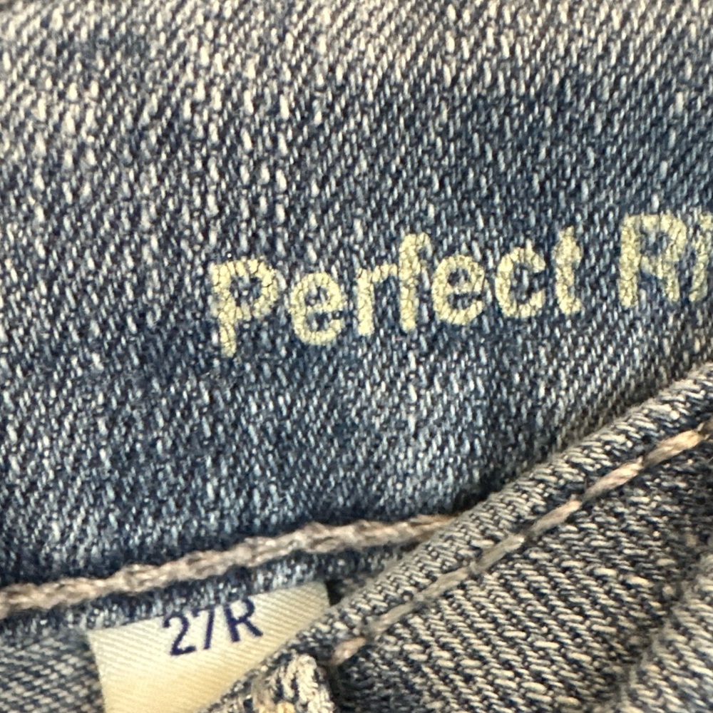 Ariat Trouser Jeans Perfect Rise Chelsey Wide Leg Alabama Western Cowgirl 27R - Picture 7 of 8